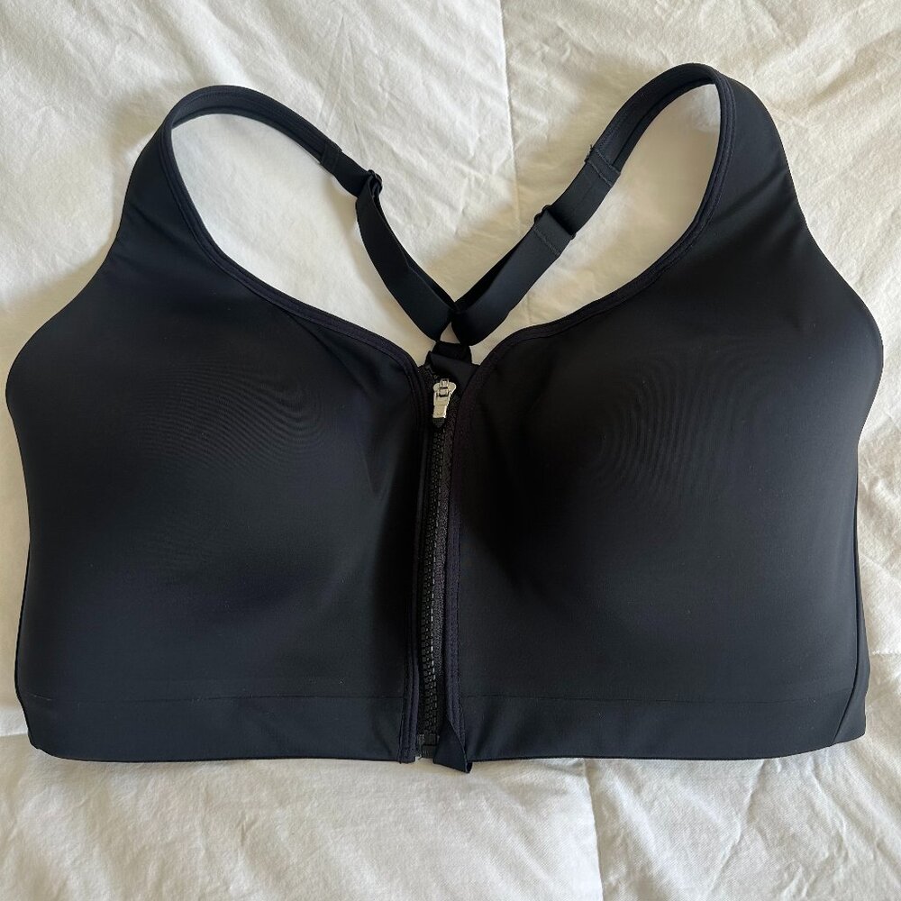 Athleta Ultimate Zip Front Bra Size 40DD